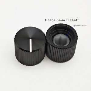 OD 15mm Solid Aluminum <strong>Guitar</strong> <strong>Knob</strong> Effect Pedal Potentiometer Encoder <strong>Knob</strong> 6mm 0.25" 6.35mm Smooth Knurled and D Shaft <strong>Knob</strong> - Product Image 5