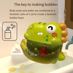 Dinosaure Savon Soufflant Machine À Bulles <span class=keywords><strong>Jouet</strong></span> <span class=keywords><strong>De</strong></span> <span class=keywords><strong>Bain</strong></span> Salle <span class=keywords><strong>De</strong></span> Bains Baignoire Automatique Bubble Maker Douche <span class=keywords><strong>Jouet</strong></span> pour L'heure Du <span class=keywords><strong>Bain</strong></span> avec Musique Légère - Product Image 4