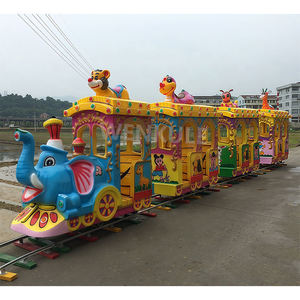 <span class=keywords><strong>Tren</strong></span> eléctrico directo del fabricante 1 + 3 cabinas con luces LED efecto <span class=keywords><strong>de</strong></span> humo <span class=keywords><strong>de</strong></span> música para Parque uso doméstico <span class=keywords><strong>tren</strong></span> atracción turística - Product Image 5