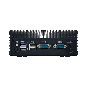Mini PC industriel sans ventilateur MTN10-2L2 équipé d'un processeur N100, prend en charge le LAN Gigabit, les ports de communication RS-232/485 - Product Image 3