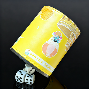 Vaso para <span class=keywords><strong>Dados</strong></span> de Juego de Mesa, Impresión Completa, Estilo <span class=keywords><strong>Casino</strong></span>, Personalizado, de Cuero, para Almacenamiento de <span class=keywords><strong>Dados</strong></span> al por Mayor - Product Image 4