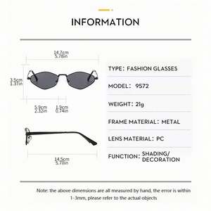 Gafas de Sol Cuadradas de Metal Retro de Moda 2025 con Logotipo Personalizado para Hombre y Mujer, Gafas de Sol Pequeñas de Aleación con Protección UV400 para Mujer - Product Image 4