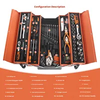 Outils à main OEM, ensembles d'outils de réparation multifonctionnels de 85 pièces avec clé à cliquet à 24 dents, douilles, pinces combinées et tournevis, garantie 1 an