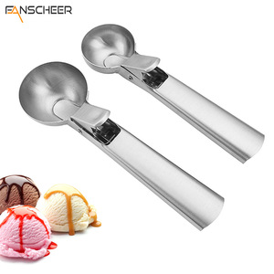 Stainless Steel Ice Cream Scoop Ball Scoop Easy Release For Household Use - Product Image 5