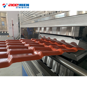 Plastic Machine Plastic Tiles Machine Plastic PVC ASA PMMA Corrugated Glazed Roof Tile Sheet Making Extrusion Machine Production Line
