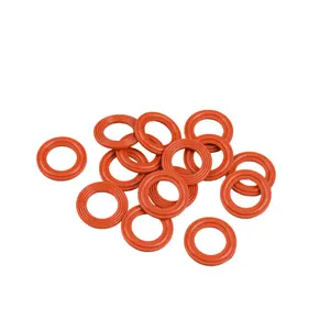 Sanitary Food Grade Customized White Tri Clamp Pipe Sanitary Silicone Gasket Epdm Silicone Rubber Ferrule Gasket