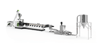Machine de granulation à vis simple robuste pour plastiques rigides (vis 160-250 mm) |   Débit de sortie 500-1800 kg/h |   Évacuation sous vide forcé