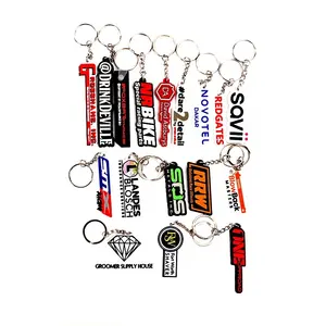 2023 New Individual Keychain Tumbler Cartoon 2d 3d Soft Pvc Rubber Key Chains For Promotion Gift