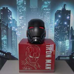 Venta al por mayor puro negro <span class=keywords><strong>Iron</strong></span> <span class=keywords><strong>Man</strong></span> Mark5 <span class=keywords><strong>casco</strong></span> <span class=keywords><strong>inteligente</strong></span> seda fiesta máscara voz/remoto/control táctil FUNCIÓN <span class=keywords><strong>DE</strong></span> Halloween cambio <span class=keywords><strong>de</strong></span> cara - Product Image 2