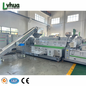 Machine de granulation automatique à double étage pour le recyclage des plastiques PP PE PA ABS PC PA <span class=keywords><strong>Polystyrène</strong></span> HDPE EPS 500 kg/h - Product Image 2