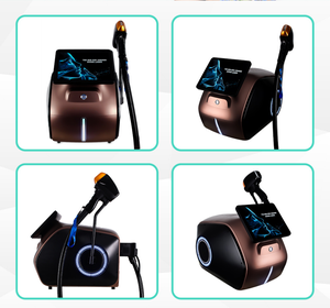 Appareil d'épilation au laser à diode 4 longueurs d'onde OEM abordable, portable, avec refroidissement par glace, indolore, pour usage domestique, à poignée unique - Product Image 4