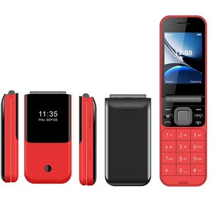 Teléfono Móvil Flip de 2.8 Pulgadas con Teclado Delgado, Teléfono Móvil Flip para Personas Mayores, 2G, 2 SIM, Pantalla LCD, GSM - Product Image 5