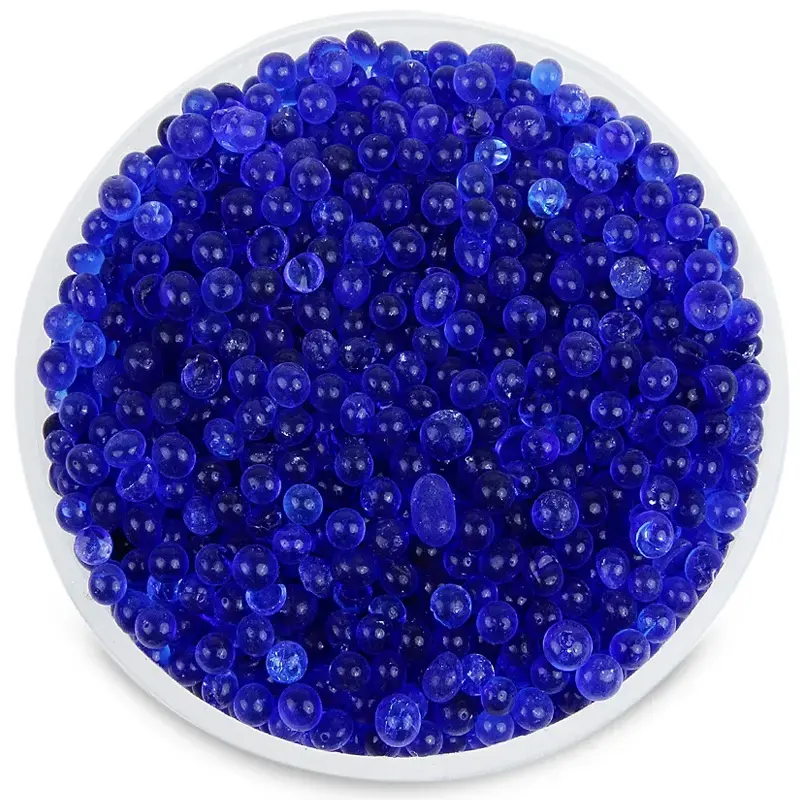 Горячая Продажа силикагель 1-3 мм силикагель синие Бусины