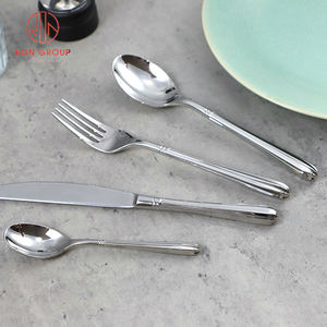 Set di Posate Piatte in Acciaio Inossidabile Premium all'Ingrosso, Coltello Forchetta Cucchiaio con Manico Delicato, Durevole per Hotel e Ristoranti - Product Image 6