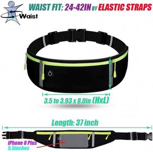 Ceinture de course à pied gratuite, sacs de taille pour la course à pied, poche de ceinture pour la course à pied, la marche, le vélo, la salle de sport - Product Image 2