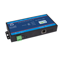 Convertisseur Ethernet 8 ports RS232 RS422 RS485, périphérique série, passerelle IoT Modbus TCP MQTT, configuration web industrielle, DC 9-36V, rail DIN