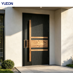 Porte blindée YUDON DOOR, porte d'entrée extérieure <span class=keywords><strong>de</strong></span> luxe, double battant, antivol, étanche, haut <span class=keywords><strong>de</strong></span> gamme, porte d'entrée <span class=keywords><strong>de</strong></span> maison, livraison directe - Product Image 2