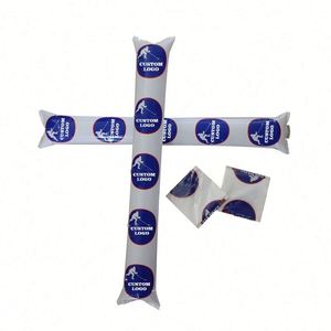 Portátil impermeable logotipo personalizado impreso ecológico PE/PVC inflable animando trueno palos para eventos deportivos - Product Image 3