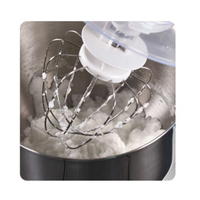 Mélangeur de cuisine 1200W mélangeur de pâte à crème oeuf gâteau 6 vitesses mélangeur de pâte alimentaire mélangeur sur socle automatique