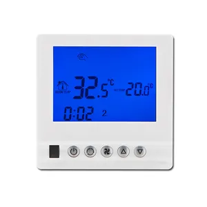 hvac air conditioner fan coil thermostat with remote controller