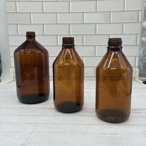 Amber Glass Reagent Medical Grade 1L Flaschen mit licht blockierender Schutz funktion für die Verwendung im Labor für Apotheken compound ierung - Product Image 4