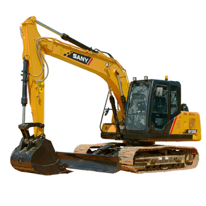 Excavatrice SANY d'occasion de haute qualité à bas prix, modèle 135 avec moteur Isuzu et pompe hydraulique, 90 % neuve, poids opérationnel de 14,87 tonnes - Product Image 1