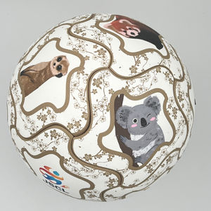 Ballon de <span class=keywords><strong>football</strong></span> en PU pour enfants avec logo personnalisé en gros Jouet de <span class=keywords><strong>football</strong></span> à liaison thermique pour animaux de <span class=keywords><strong>zoo</strong></span> taille 5 pour cadeau - Product Image 1