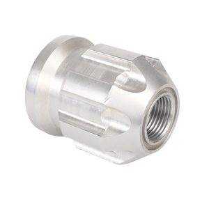 Black Oxide CNC Machined Flange Nut M10 Metric 18mm Height Round Head General Industry Use - Product Image 2