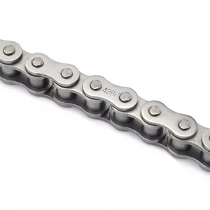 Cadenas de Transmisión Estándar de Acero al Carbono, Paso de 12.7 mm, <span class=keywords><strong>Cadena</strong></span> de Rodillos ANSI 428, <span class=keywords><strong>Cadena</strong></span> de Motocicleta <span class=keywords><strong>428H</strong></span> para Tiendas de Materiales de Construcción - Product Image 3