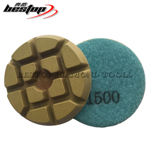 Großhandel <span class=keywords><strong>3</strong></span> Zoll kunden spezifische OEM Beton harz Diamant Polier pad 10mm Dicke Schleif pad - Product Image 4