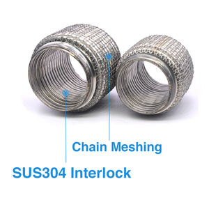 Yüksek kalite yeni paslanmaz çelik egzoz <span class=keywords><strong>Flex</strong></span> boruları interlok egzoz <span class=keywords><strong>Flex</strong></span> çoğaltıcı oto egzoz esnek tüpler - Product Image 3