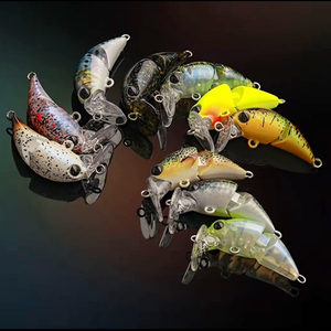 Leurre Articulé <span class=keywords><strong>Alpha</strong></span> 35mm <span class=keywords><strong>2</strong></span>.6g à <span class=keywords><strong>2</strong></span> Sections, Lame Large, Appât Artificiel Dur pour la Pêche à la Truite et à la Truite Arc-en-ciel - Product Image 3