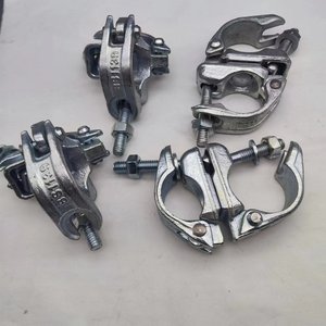 Collier de serrage fixe en acier galvanisé (modèle 48,6*48,6) pour échelles, échafaudages, pièces de serrage de joint sécurisé, échafaudage - Product Image 4