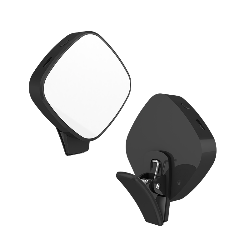 USB Перезаряжаемый светодиодный кольцевой светильник с логотипом на заказ, кольцевой светильник для селфи на мобильном телефоне, квадратный портативный светильник для селфи RK27s