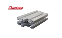 Chine 6063 T5 2020/3030/4040 anodisation industrielle profil d'extrusion d'aluminium de canal de Table de fente de t