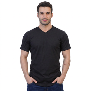 T-shirt à manches courtes pour homme, style tendance, 100% coton, col rond, haute qualité, vêtements de mode, impression sérigraphique personnalisée, respirant - Product Image 1
