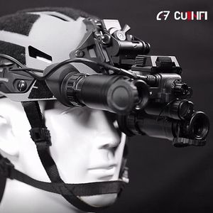 Gen2+/3 Baş Üstü FOV 50 FOM1800+ P43/P45 IIT Görüntü Güçlendirici Beyaz / Yeşil Fosforlu Gece Görüş Dürbünü PVS 31 - Product Image 4