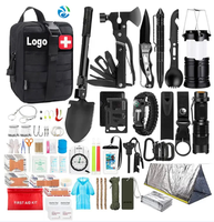 Kit de survie d'urgence ultime de 250 pièces : sac de chasse tactique, fournitures de premiers soins, accessoires de camping, idéal pour la nature sauvage
