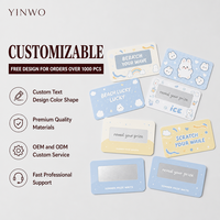 Cartes à gratter personnalisées OEM ODM – Usine de vente en gros, découpe sur mesure, formes variées, conception gratuite, plus de 1000 pièces, personnalisation en vrac