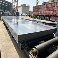 Lembaran Baja Lunak ASTM A36 SS400 Q235 S235JR, Gulungan Besi Hitam Canai Panas MS, Kualitas Prima untuk Bahan Bangunan