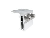 Accessoires solaires, kits de montage photovoltaïque, structure en alliage d'aluminium pour le montage de panneaux solaires sur toit plat