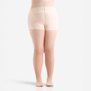 Pantimedias de Control de Cintura Alta, Negras, Transparentes, Talla Grande, 20 Denier, para Mujer - Product Image 4