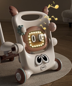 Voiture jouet multifonctionnelle 8 en 1 de dernière génération 2024 avec musique / Trotteur pour bébé Chaise haute variable avec poignée de poussée - Product Image 4
