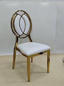 เก้าอี้จัดเลี้ยงงานแต่งงานหรูหราสไตล์รอยัลสีทอง  สำหรับขาย - Product Image 3