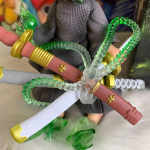 14cm Roronoa <span class=keywords><strong>Zoro</strong></span> tres espada/hoja estilo batalla Q versión colección figurita modelo PVC Anime <span class=keywords><strong>figura</strong></span> estatuas - Product Image 6