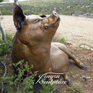 Estatua <span class=keywords><strong>de</strong></span> cerdo <span class=keywords><strong>de</strong></span> latón con escultura <span class=keywords><strong>de</strong></span> jabalí salvaje <span class=keywords><strong>de</strong></span> Diseño Popular - Product Image 6
