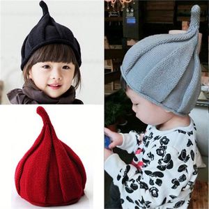 Bonnet tricoté <span class=keywords><strong>pointu</strong></span> pour bébé, mignon, pour filles et garçons, Noël, automne-hiver, résistant aux intempéries, style tendance, 1-3 ans - Product Image 3
