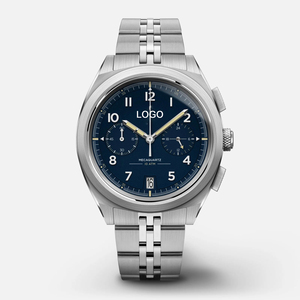 39MM Men Watch Custom Logo, Mens Casual Waterproof Watches ,Powered by Chronograph VK64 Movement - Product Image 1