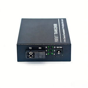 Convertidor de medios de fibra óptica 1G 20KM, equipo usado, 1 fibra + 8 puertos eléctricos, conector SC Compatible Con Enrutador de red 4G - Product Image 3