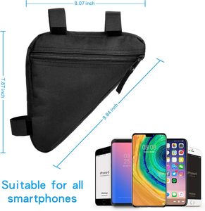 Tùy chỉnh chất lượng cao polyester Xe Đạp khung tam giác túi dây kéo không thấm nước tay lái công cụ túi cho xe đạp leo núi điện - Product Image 6